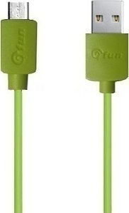 Gfun Regular USB 2.0 spre micro USB Cablu Verde 1m (78-MUSBGR) 1buc