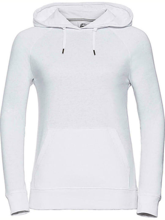 Russell Athletic Hoody R-281F-0 White Women's Hooded Sweatshirt White