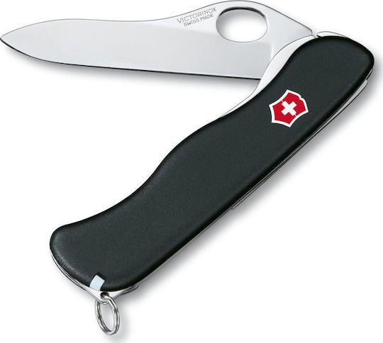 Victorinox Sentinel Lockblade Ελβετικός Σουγιάς 3 εργαλείων Μαύρος
