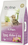 Profine KItten Dry Food for Juvenile Cats with Chicken / Rice 10kg