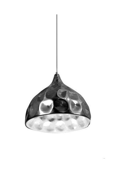 Luma Pendant Light Single-Light Bell for Socket E27 Gray