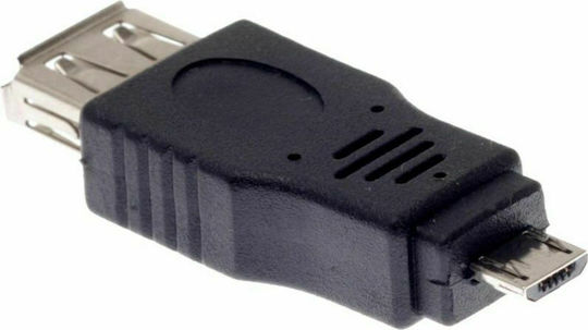 Μετατροπέας micro USB male σε USB-A female 1τμχ 17136