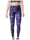 Gravity Tempo 1826103 Purple Women's Long Training Legging High Waisted Purple