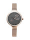 Obaku V201LDVJMV Uhr Chronograph mit Rose Gold Metallarmband V201LDVJMV