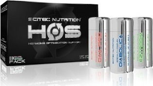 Scitec Nutrition H.O.S Triple Pack Συμπλήρωμα για Προπόνηση & Ενίσχυση της Τεστοστερόνης 250 κάψουλες