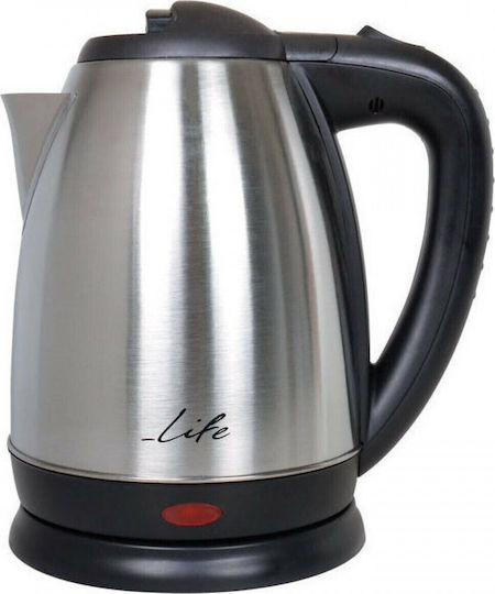 Life WK-001 Електрическа Кана 1.8л 2200W Сребриста