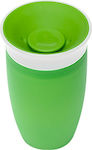 Munchkin Παιδικό Ποτηράκι "Miracle 360°" από Πλαστικό Πράσινο 296ml για 12m+