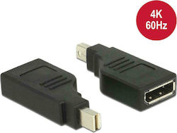 DeLock 65626 Mini-DisplayPort männlich zu DisplayPort weiblich