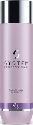 System Professional Fibra Color Save C1 Shampoos Color Maintenance for Coloured Hair 250ml