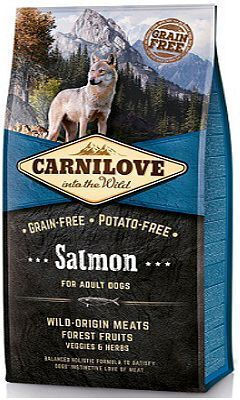 Carnilove Salmon Adult 12kg Dry Food Grain-Free for Adult Dogs with Salmon