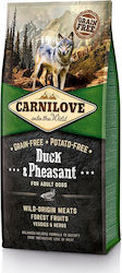 Carnilove Duck & Pheasant Adult 12kg Dry Food Grain Free for Adult Dogs with Duck and Poultry