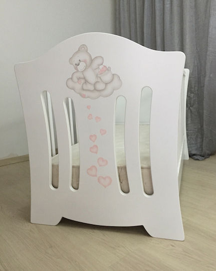 Baby Smile Люлка Laura Бяла и Розова
