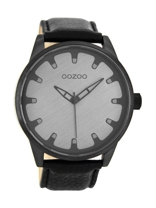Oozoo Uhr mit Schwarz Lederarmband C8549
