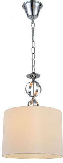 Elmark Maya Κρεμαστό Φωτιστικό Μπεζ με Ντουί E27 35x35x54εκ.