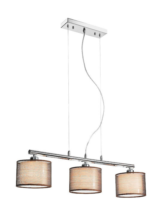 Perenz Pendant Light Single-Light Rail for Socket E27 Beige