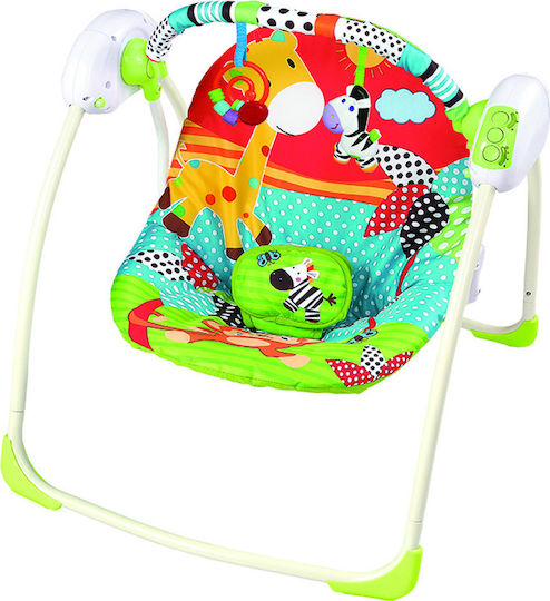 Bebe Stars Ηλεκτρικό Relax Μωρού Κούνια Zebra με Μουσική Zebra για Παιδί έως 9kg