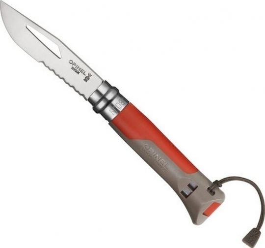 Opinel No.08 Pocket Knife Red (Various Colors)