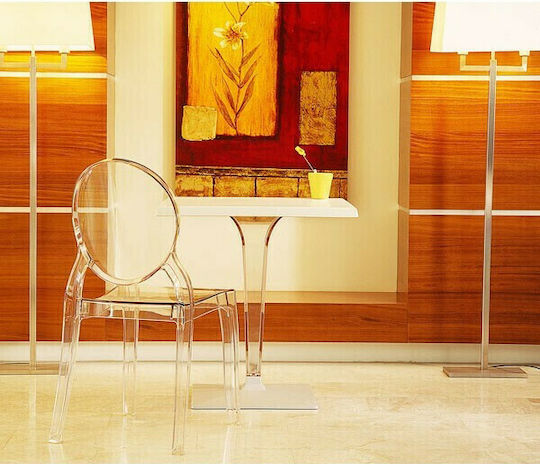 Καρέκλα Κουζίνας Elizabeth 47x50x90εκ. Clear