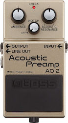 Boss Πετάλι Preamp Ηλεκτροακουστικών Οργάνων AD-2 Acoustic Preamp