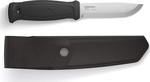 Morakniv Garberg with Leather Case Knife Black with Blade made of Stainless Steel with Sheath