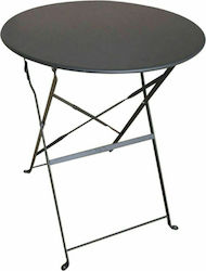 Masă laterală Cafe Alma Pliabil 60x60x71buc Gri