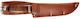 Ka-Bar Leather Handled Hunter Knife Brown with Leather Sheath