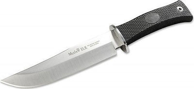 Muela ELK-14G Knife Black with Blade made of Stainless Steel in Sheath