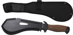 MFH Machete Extrem Machete Black with Blade made of Stainless Steel