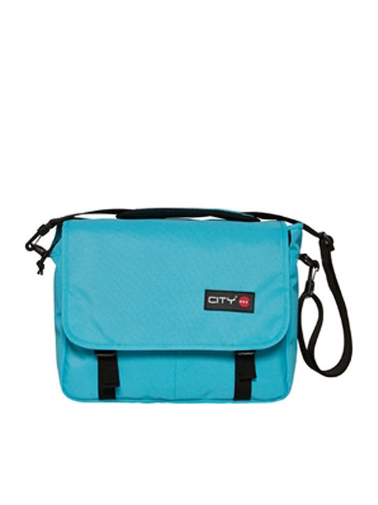 Lyc Sac City Blue Pastel School Bag Shoulder Junior High-High School in Blue color