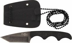 Fox Outdoor Neck II Knife Survival Black