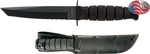 Ka-Bar Short (Serrated) Knife Black Tanto in Sheath