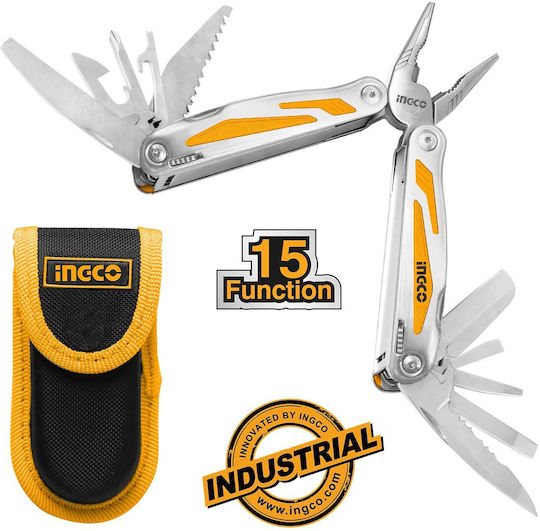 Ingco Multitool Orange mit Scheide