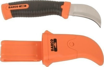 Bahco Lino Knife Orange with Blade made of Steel in Sheath