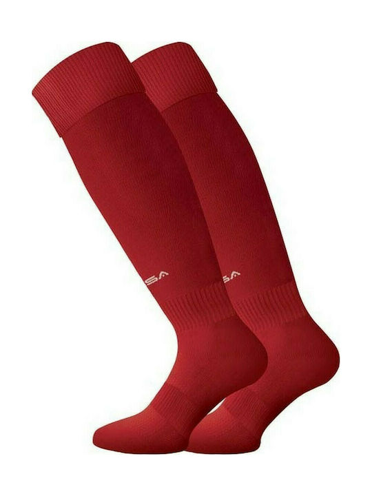 GSA Professional 8183042 Ποδοσφαιρικές Κάλτσες Κόκκινες 2 Ζεύγη