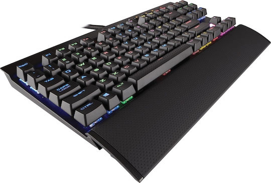Corsair K65 RGB Rapidfire Gaming Μηχανικό Πληκτρολόγιο Tenkeyless με Cherry MX Speed διακόπτες και RGB φωτισμό (Αγγλικό UK)