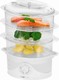 Clatronic DG 3665 Food Steamer with 3 Steaming Decks 4.5lt