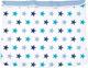 Dooky Stroller Blanket Stars Blue