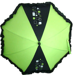 Bebe Stars Stroller Umbrella Green