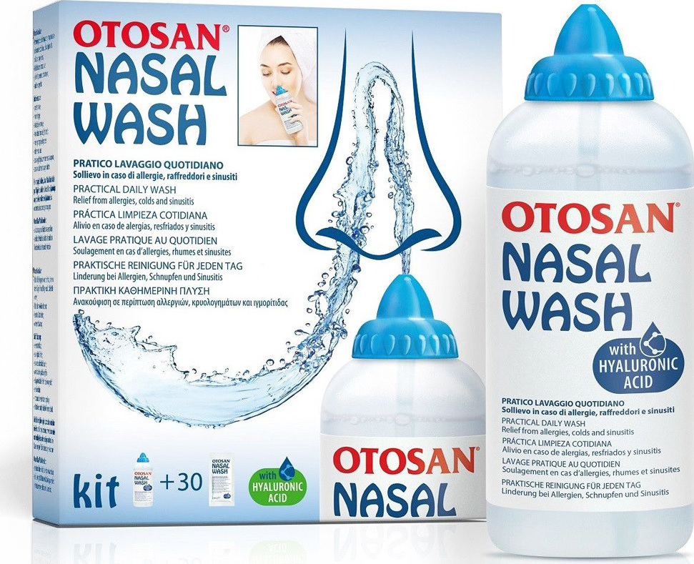 Kit de démarrage pour l'hygiène du nez (adulte) Otosan - NasalWash