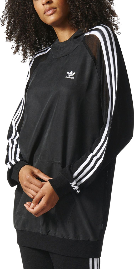 adidas women's 3 stripes hoodie