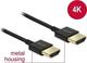 DeLock HDMI 2.0 Premium High Speed 4K 60Hz HDR Cable HDMI male - HDMI male 0.5m Μαύρο