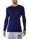 Bodymove -02 Men's Long Sleeve Blouse Navy