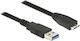DeLock Regular USB 3.0 to micro USB Cable Μαύρο 1,5m (85073)