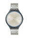 Swatch Skinscreen Watch with Silver Metal Bracelet