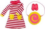 Lottie Raspberry Ripple Outfit Дрехи за кукли за 3++ Години