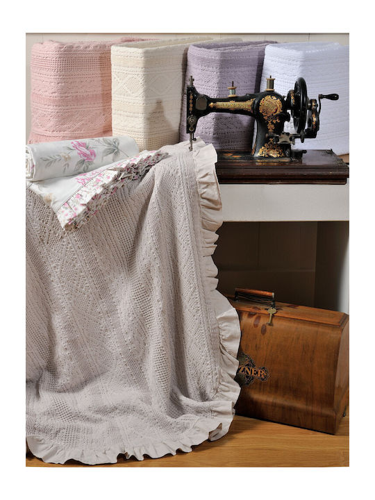 Down Town Home 454 Knitted Blanket Single 170x2...