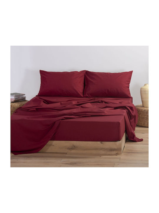 Nef-Nef Homeware Basic Σεντόνι Ημίδιπλο με Λάστ...