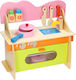 Marionette Wooden Toys Children's Household Appliance Wooden Kitchen made of Wood