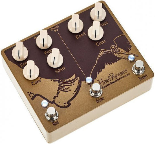 EarthQuaker Devices Hoof Reaper Fuzz EQDHORE Pedale Fuzz E-Gitarre und E-Bass