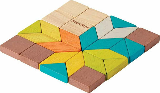 Plan Toys Blocks Mosaic Wooden for 3 - 99 Years 26pcs